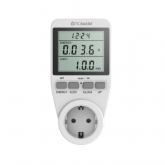 Dual Tariff Electricity Monitor Power Meter Socket